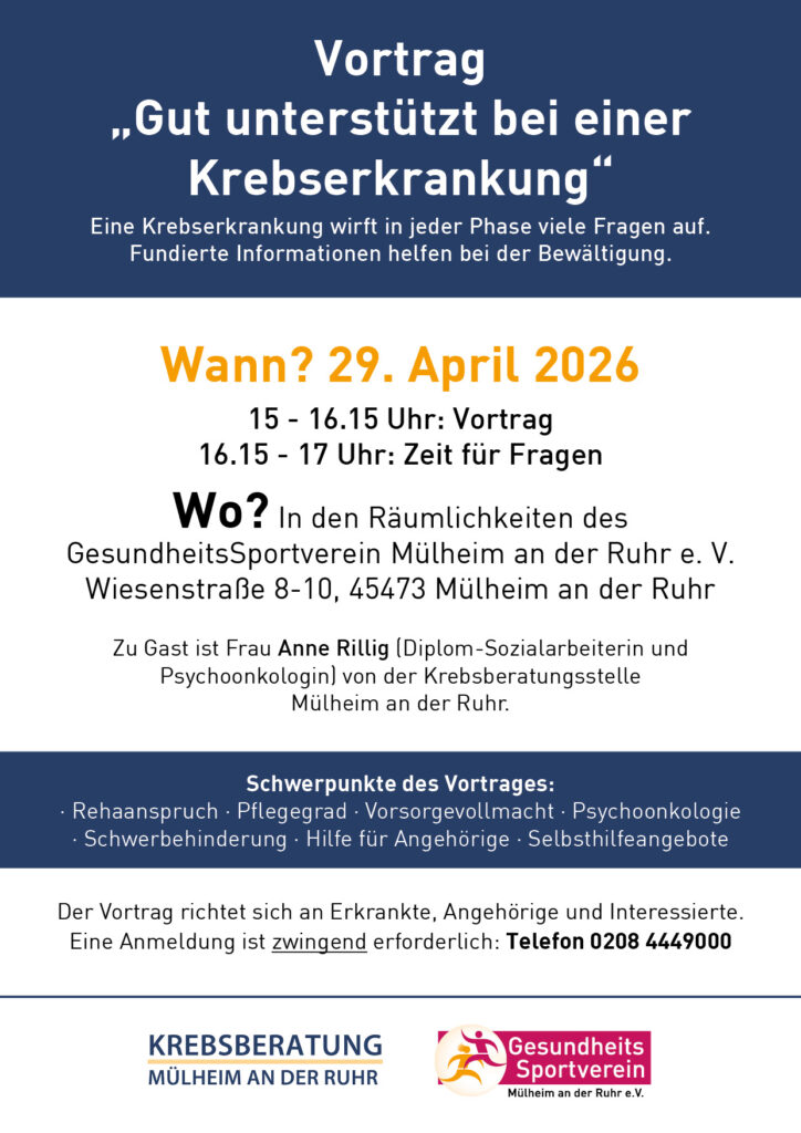 Gut unterstützt bei einer Krebserkrankung